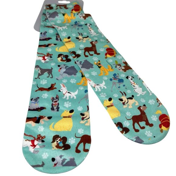 Disney Parks Socks Adult Dogs Characters Dalmatian Stitch Doug Dodger Size 5-9 - Picture 6 of 6